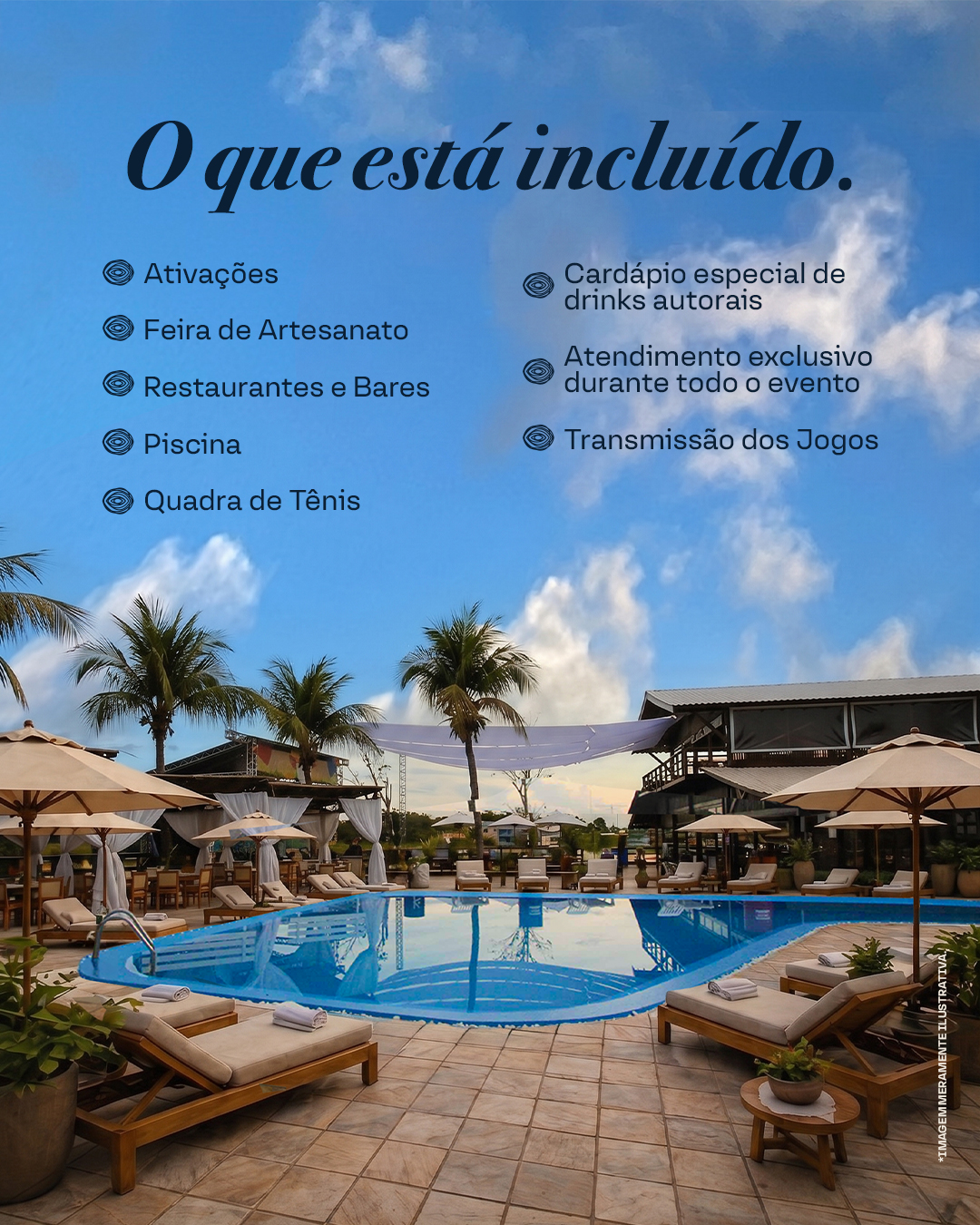 O que está incluído no Kwati River Club